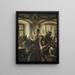 Inside a Bavarian Tavern - Emil Rau — framed artwork on a wall