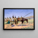 Indígenas en campamento en el rancho 101 - Emil W. Lenders — cuadro enmarcado en la pared