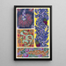 Floral painting with new color schemes Pl13 - Émile-Allain Séguy — framed artwork on a wall