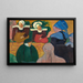 Women of Brittany on the wall - Émile Bernard — framed artwork on a wall