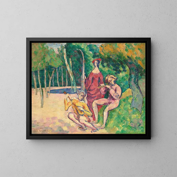 Concert champêtre ou Fête champêtre - Émile Bernard — framed artwork on a wall