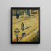 Rue Square - Émile Bernard — cuadro enmarcado en la pared