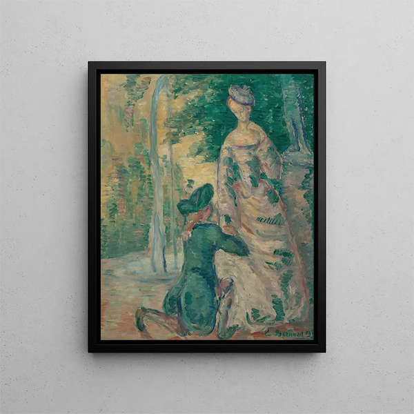 La science de la galanterie - Émile Bernard — framed artwork on a wall