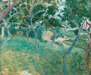 Emile Bernard - Un Coin Du Bois Damour A Pont Aven.webp