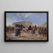El día después de la batalla de Frœschwiller agosto de 1870 - Émile Brisset — cuadro enmarcado en la pared