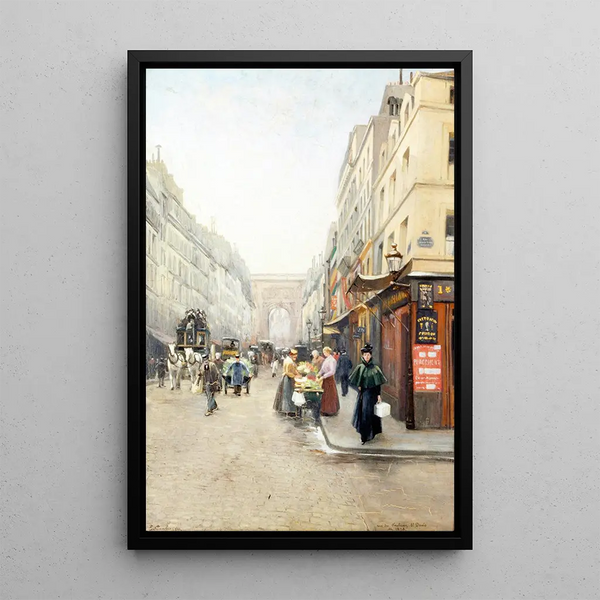 Emile Cambiaggio - La rue du FaubourgSaintDenis (1).webp