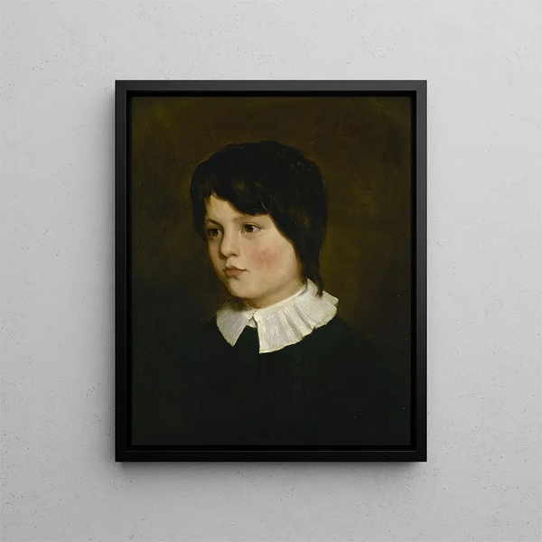 Charles Hugo niño - Émile Champmartin — cuadro enmarcado en la pared