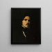 Retrato de Eugène Delacroix 1798-1863 pintor - Émile Champmartin — cuadro enmarcado en la pared