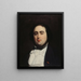 Retrato de Jules Janin 1804-1874 escritor y crítico - Émile Champmartin — cuadro enmarcado en la pared