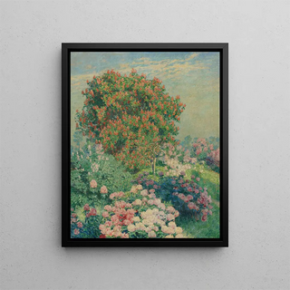 Emile Claus - The flower garden in may.webp