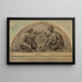 La Seine y la Marne enmarcando el escudo de Alfortville - Émile Delbos — cuadro enmarcado en la pared