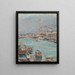 La Seine en París, la Torre Eiffel, de día - Émile Othon Friesz — cuadro enmarcado en la pared