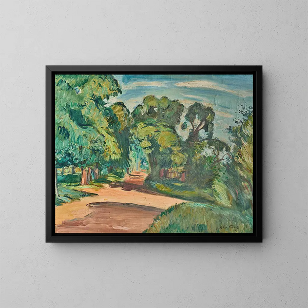 The Crossroads - Émile Othon Friesz — framed artwork on a wall