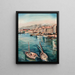 El puerto de Toulon - Émile Othon Friesz — cuadro enmarcado en la pared