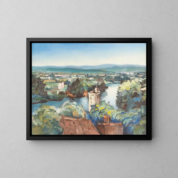 Vista hacia el horizonte - Émile Othon Friesz — cuadro enmarcado en la pared