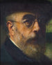 Self-portrait painting - Émile Renard — artwork view