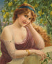 Niña con el limonero - Émile Vernon — vista de la obra