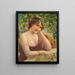 Niña con el limonero - Émile Vernon — cuadro enmarcado en la pared