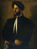 Portrait of a Man in Black - Émilienne School — artwork view