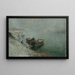 Barcas de pesca en la orilla del Danubio - Emilie Mediz-Pelikan — cuadro enmarcado en la pared