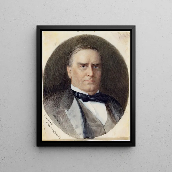 William McKinley - Emily Drayton Taylor — cuadro enmarcado en la pared