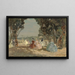 Les Jardins Venise - Emma Ciardi — framed artwork on a wall