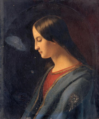 Cabeza de mujer - Emma Leroux de Lincy — vista de la obra