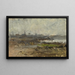 Study of Misty Shoreline - Emma Löwstädt-Chadwick — framed artwork on a wall