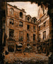 La corte del hotel llamado Colbert en la calle de l'Hôtel Colbert - Emmanuel Lansyer — vista de la obra