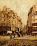 La calle Galande - Emmanuel Lansyer — vista de la obra