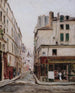 La calle Hautefeuille - Emmanuel Lansyer — vista de la obra