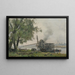 La Seine à Rouen - Emmanuel Lansyer — cuadro enmarcado en la pared