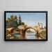 Old stone bridge - Emmy Mayer — framed artwork on a wall