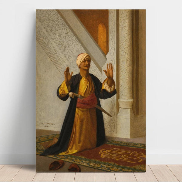 Reproduction of the painting Prayer Painting - Jean-Léon Gérôme
