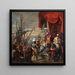 Énée en la corte de Latinus - Ferdinand Bol — cuadro enmarcado en la pared