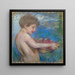 Niño con frutas - Alice Pike Barney — cuadro enmarcado en la pared