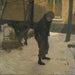 Child with Sledge - Charles Mertens — artwork view