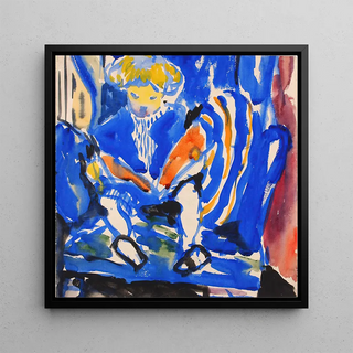 Enfant lisant - Henry Lyman Saen