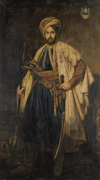 English School - Portrait Of Baron mile Edward De Wogan Of Rathcoffey.webp