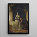 Portrait of Queen Victoria - English School — framed artwork on a wall