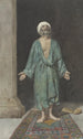 Un musulmán en oración - Enrico Tarenghi — vista de la obra