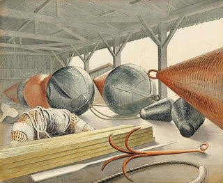 Eric Ravilious - Buoys and Grappling Hook.webp