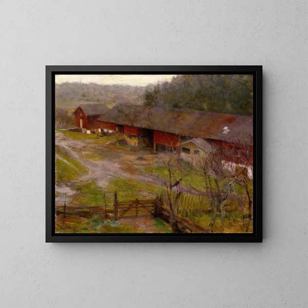 Otoño - Erik Werenskiold — cuadro enmarcado en la pared