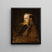 Retrato del pintor Nikolai Ulfsten - Erik Werenskiold — cuadro enmarcado en la pared