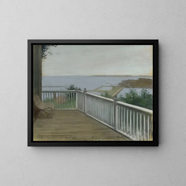 Maison Hauteville - Ernest-Ange Duez — cuadro enmarcado en la pared