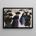Lausana chicas yendo a misa - Ernest Bieler — cuadro enmarcado en la pared