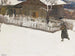 Paisaje de invierno frente a un mazot - Ernest Bieler — vista de la obra