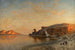 la noche en Egipto junto al Nilo en Gebel es-Silsila - Ernest Karl Eugen Koerner — vista de la obra