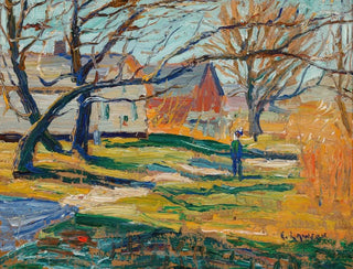 Ernest Lawson - Country Farmhouse.webp