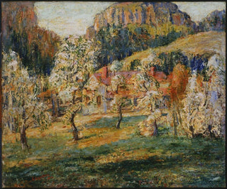 Mayo en las montañas - Ernest Lawson — vista de la obra